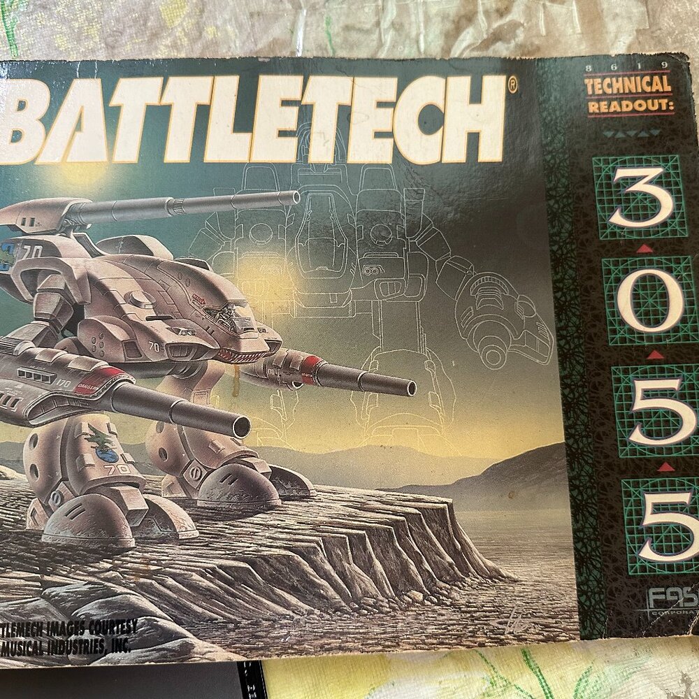 Battletech Technical Readout 3055 FASA Corporation Staff 1992 Trade Paperback